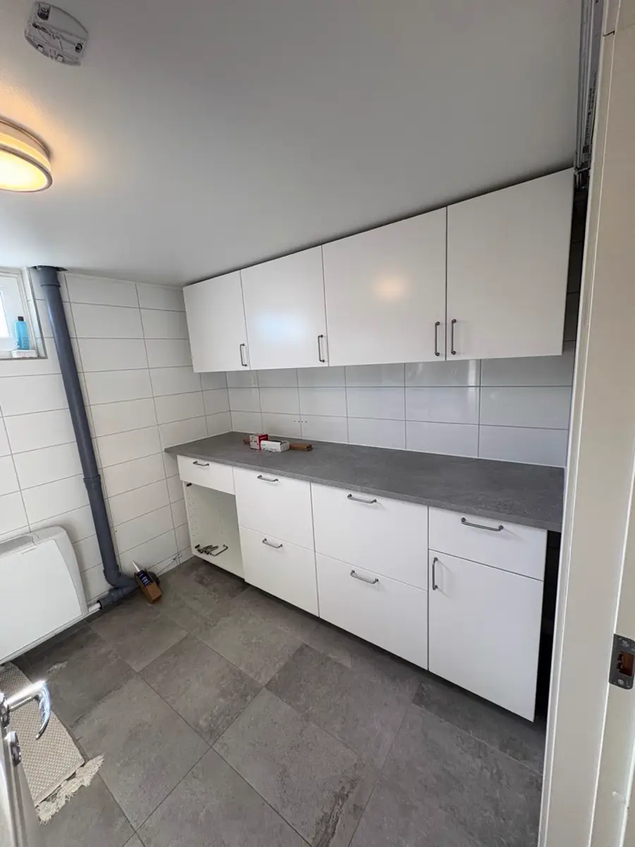 Bygg och renovering, färdig tvättstuga