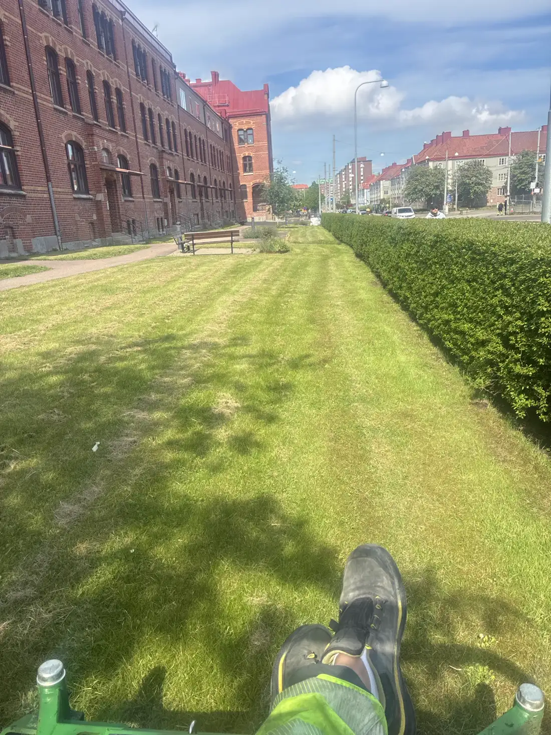 Grönyteskötsel i Göteborg